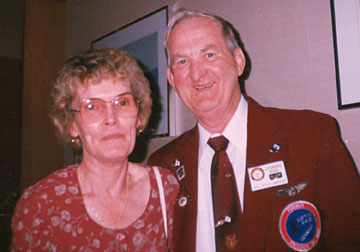 Leonard Rose with wife