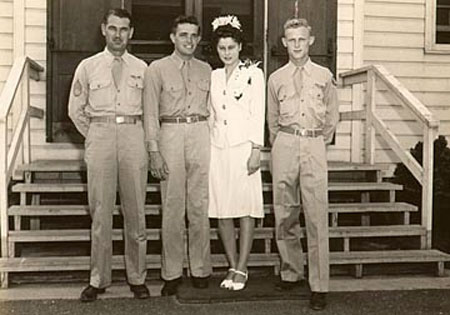 Wedding Day June 3, 1944. Ft. Charleston AFB