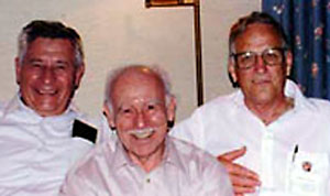 Len, Lou and Wayne Beigel, crew members of 