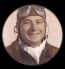 George McFall in Pilot's Goggles