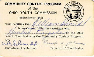 Community Contact Program Volunteer ID