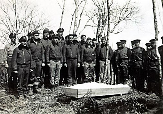 Burial Of A POW In May 1945 in Siberia
