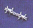 Barb Wire Lapel Pin
