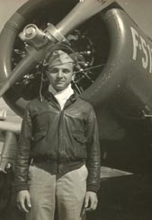 Jim Billig and plane