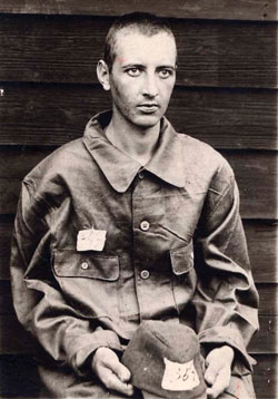 Cecil Cunningham in POW camp