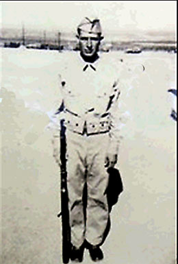 Claude Hatch in Uniform