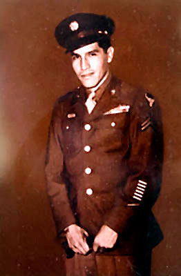 Ralph Rodriguez in uniform