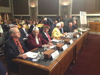 Susino testifying before Congress