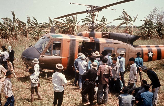 huey marked as friendly aircraft